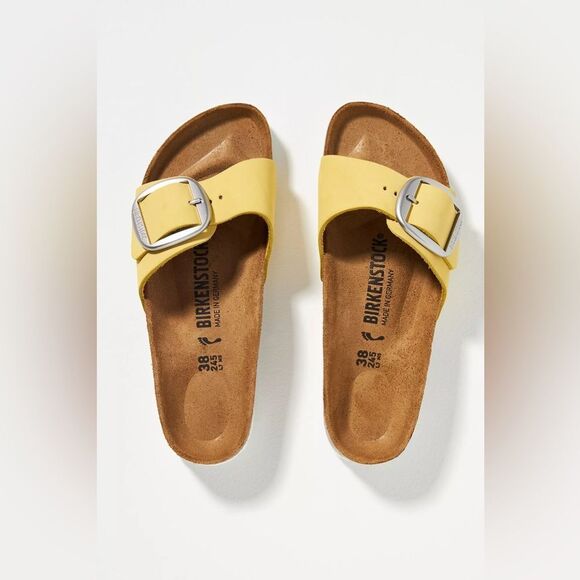 Birkenstock Madrid Big Buckle Sandal in Nubuck leather - Picture 2 of 7